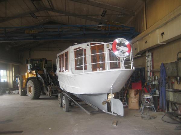 S/S Wäsman lämnar verkstaden